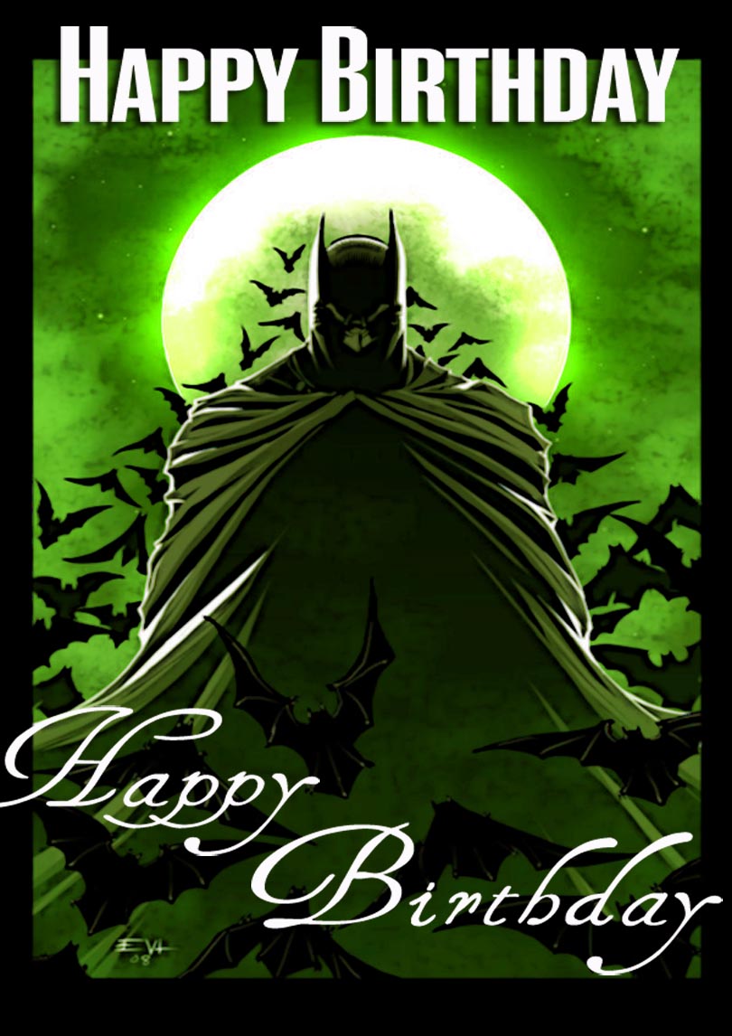 Free Printable Superhero Birthday Cards - Many Categories For Batman Birthday Card Template