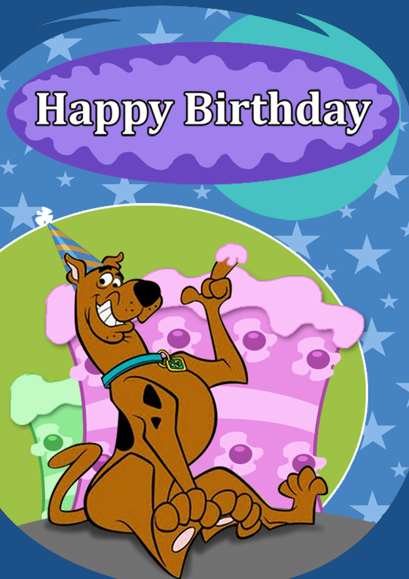 Scooby-Doo Printable Birthday Cards (free) — PRINTBIRTHDAY.CARDS
