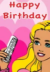 8+ Barbie &amp; Barbie Princess Printable Birthday Cards (free ...
