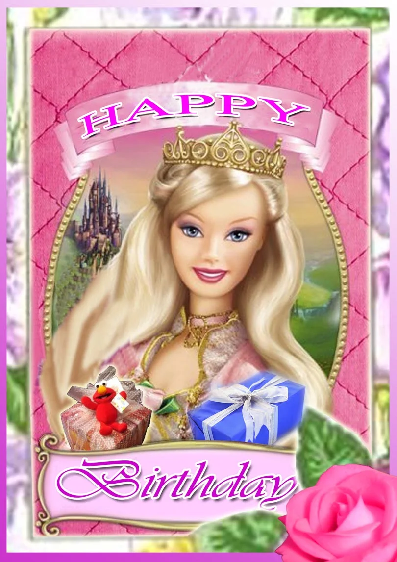 8+ Barbie & Barbie Princess Printable Birthday Cards (free