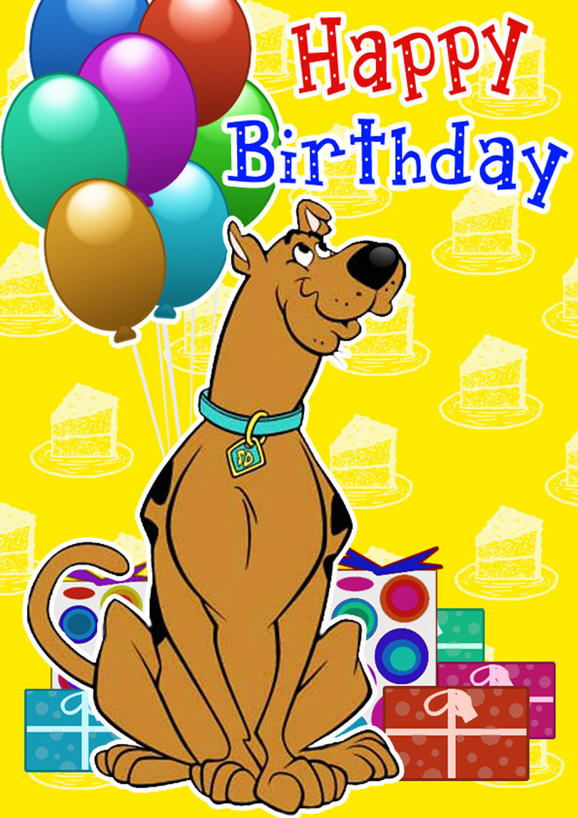 Scooby Doo Birthday Card Free printable birthday cards