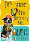 10 Gorgeous Printable Birthday Cards for 12 Year Olds (free ...