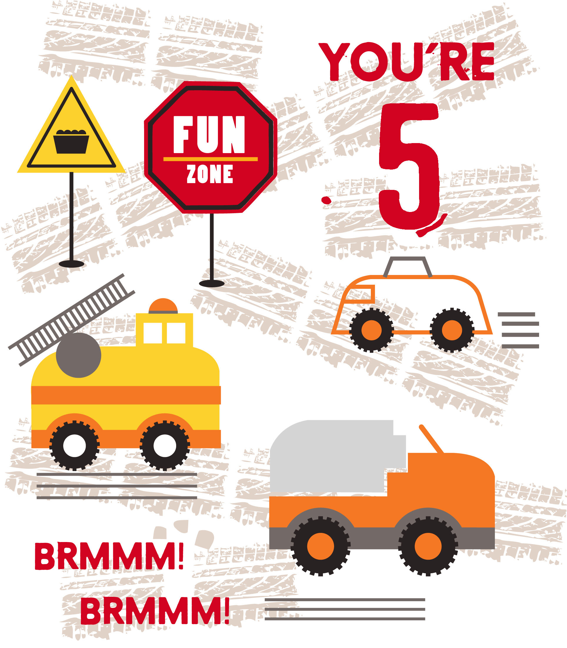 Printable Birthday Card for 5 Year Old Boys — PRINTBIRTHDAY.CARDS