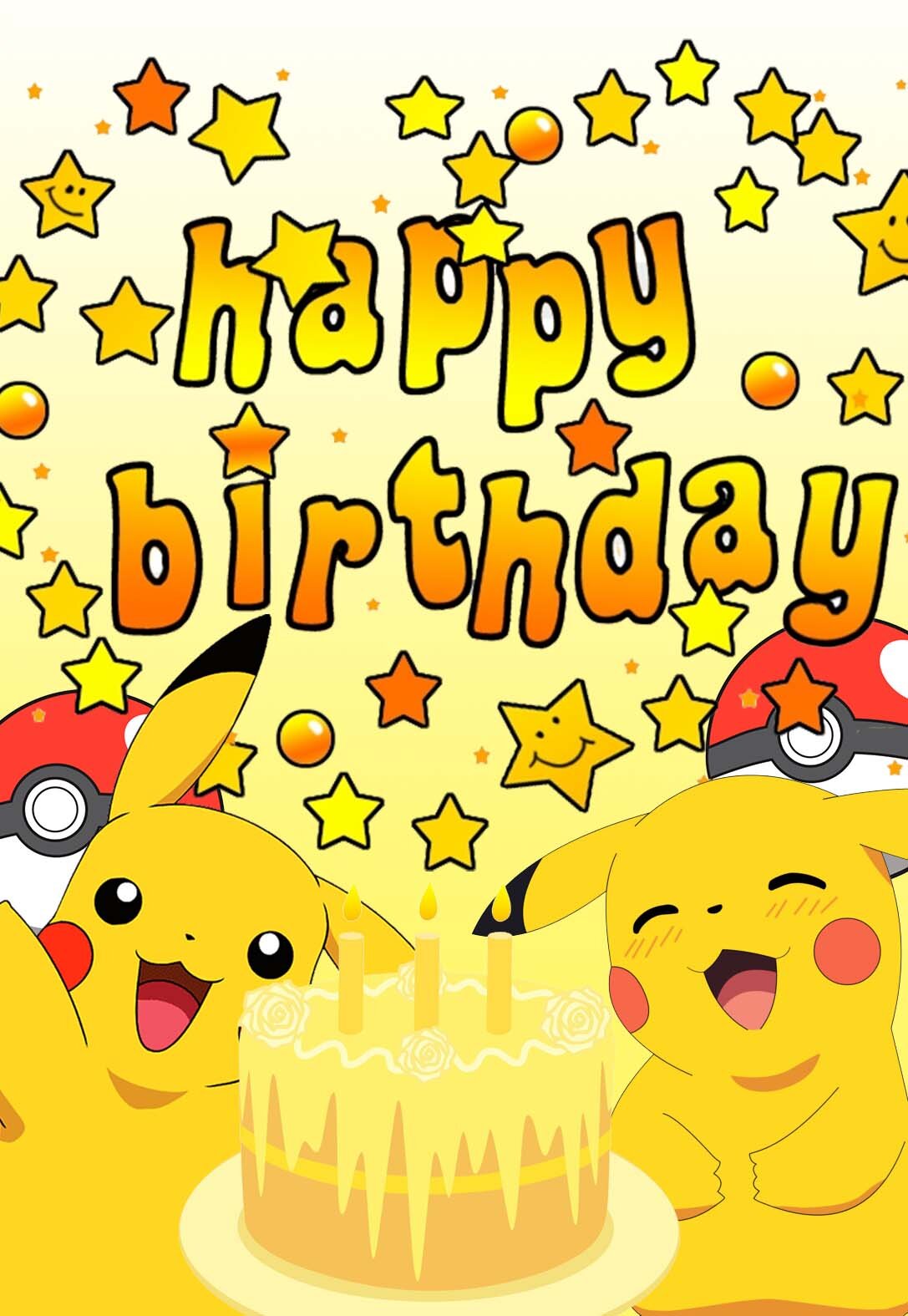 Pikachu Printable Birthday Cards — PRINTBIRTHDAY.CARDS