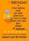 The Best 21st Birthday Cards (printable &amp; free) — PRINTBIRTHDAY.CARDS