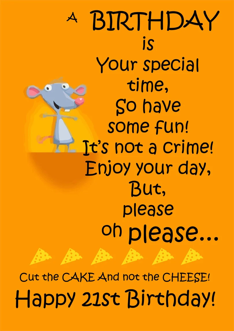 The Best 21st Birthday Cards (printable &amp; free) — PRINTBIRTHDAY.CARDS