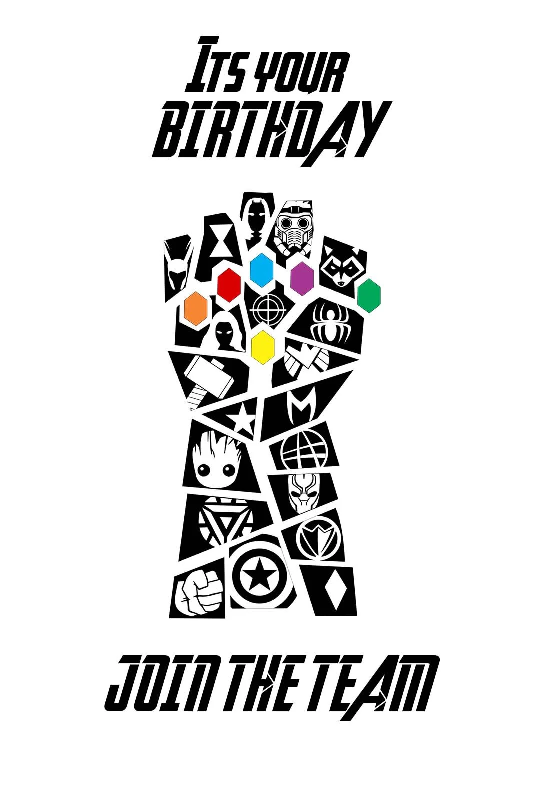 Avengers Printable Birthday Cards — PRINTBIRTHDAY.CARDS