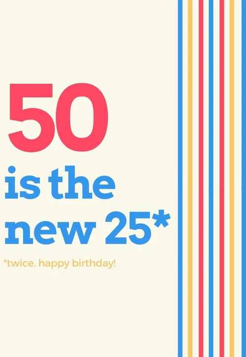 Printable 50th Birthday Cards (free) — PRINTBIRTHDAY.CARDS