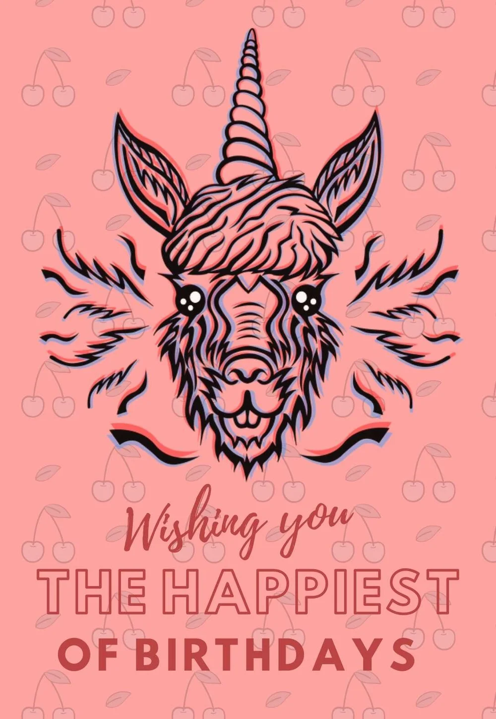 Llama Printable Birthday Cards — PRINTBIRTHDAY.CARDS