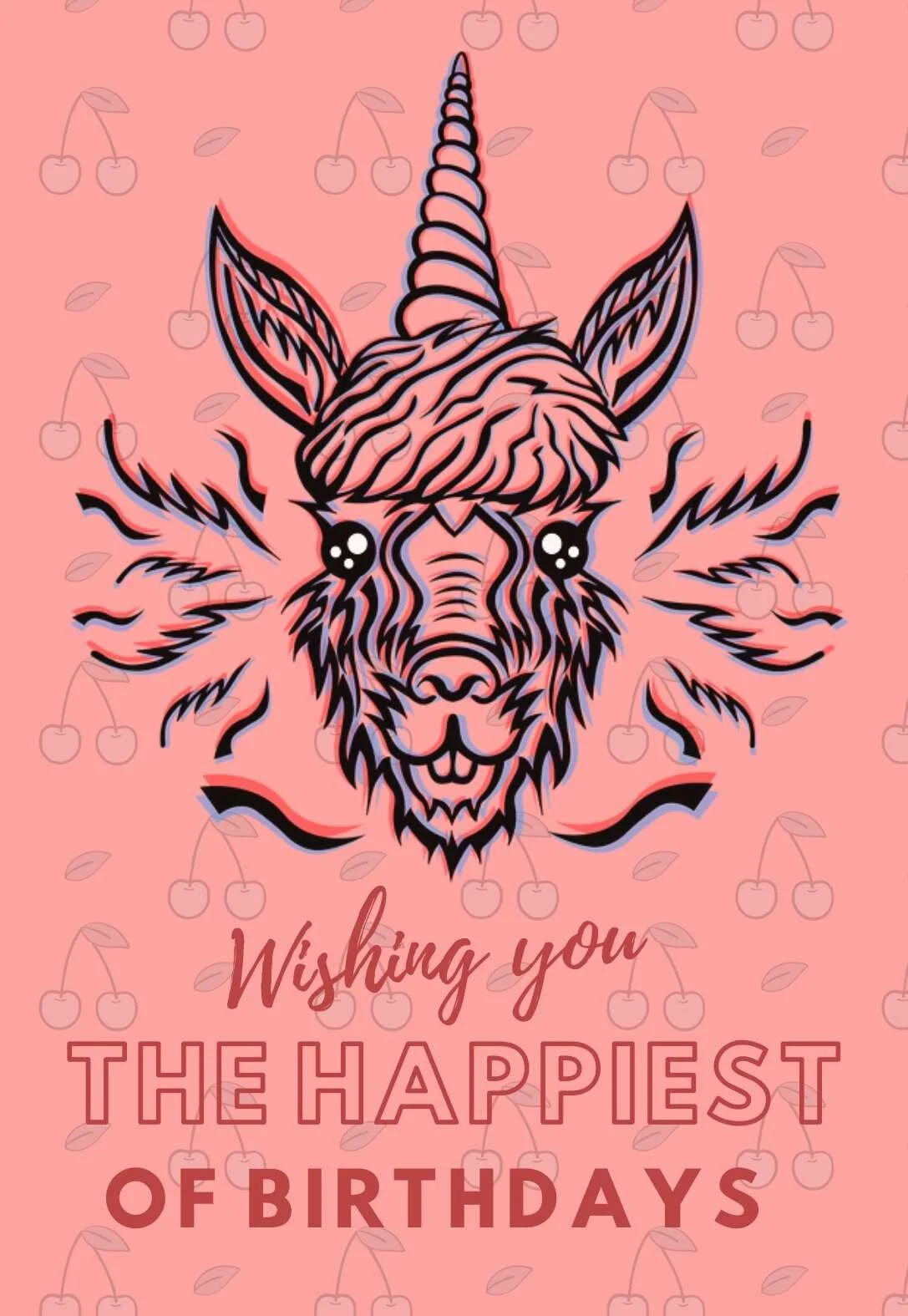 Llama Printable Birthday Cards — PRINTBIRTHDAY.CARDS