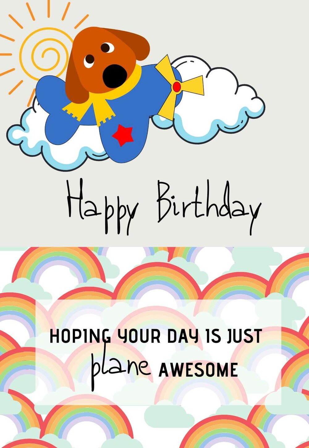 4 Awesome Airplane Printable Birthday Cards Printbirthday Cards
