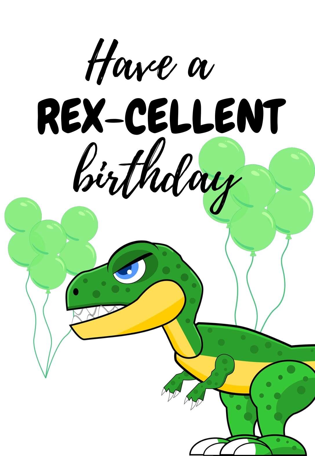 Dinosaur Birthday Card Printable Free Printable Templates