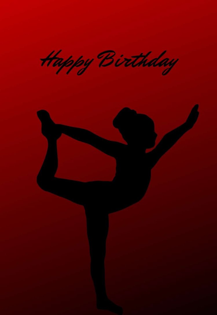 Gymnastics Printable Birthday Cards (free) — PRINTBIRTHDAY.CARDS