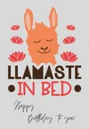 Llama Printable Birthday Cards — PRINTBIRTHDAY.CARDS