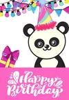 Printable Panda Birthday Cards — PRINTBIRTHDAY.CARDS
