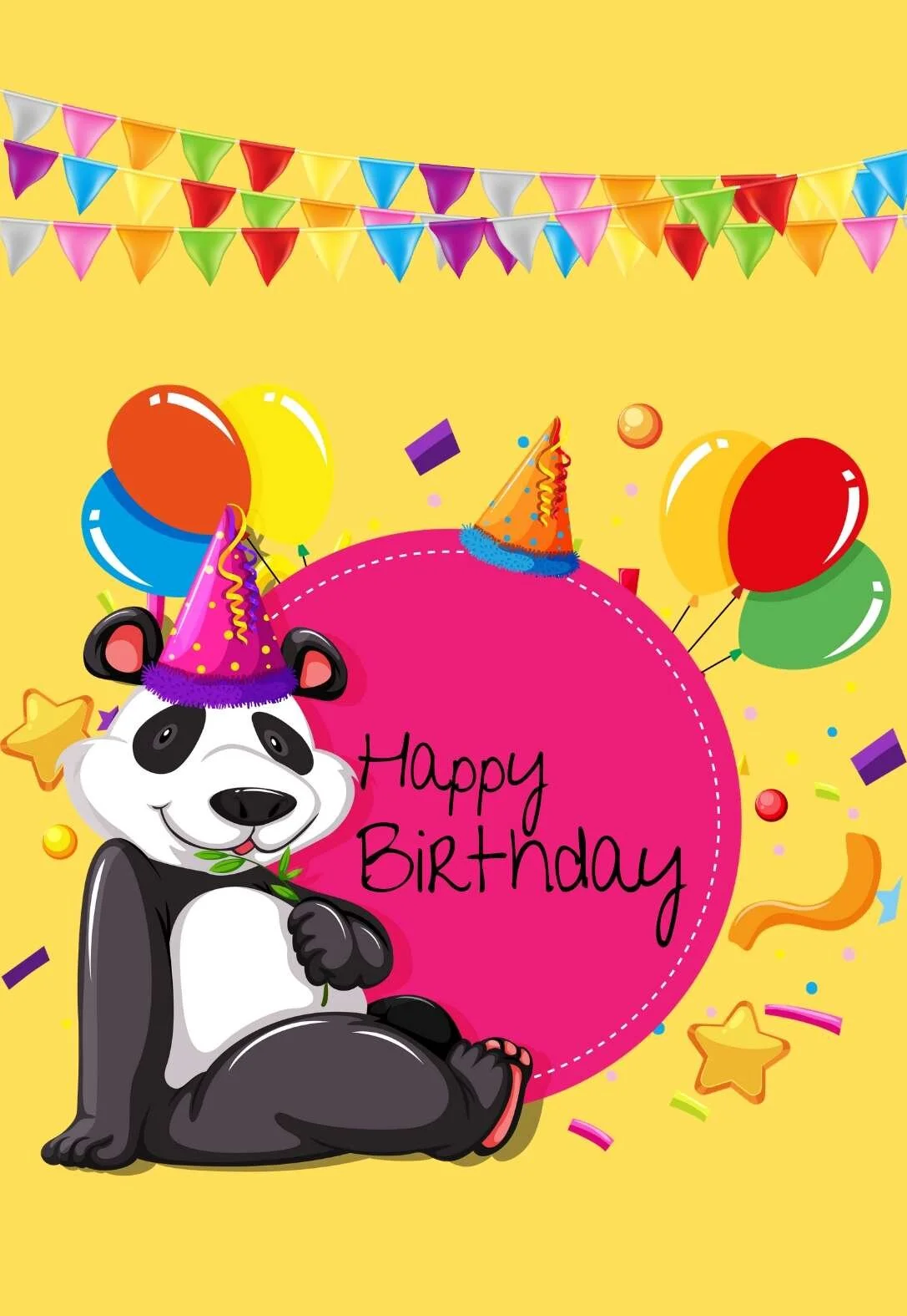 Printable Panda Birthday Cards — PRINTBIRTHDAY.CARDS