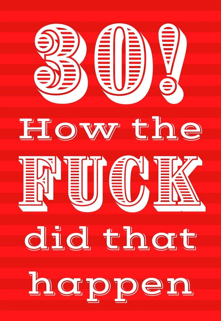 The best printable 30th birthday cards free printbirthday cards