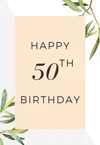 Printable 50th Birthday Cards (free) — PRINTBIRTHDAY.CARDS