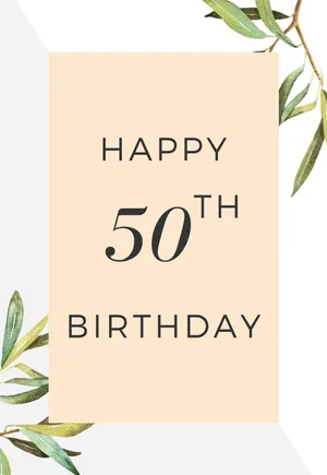 Printable 50th Birthday Cards (free) — PRINTBIRTHDAY.CARDS