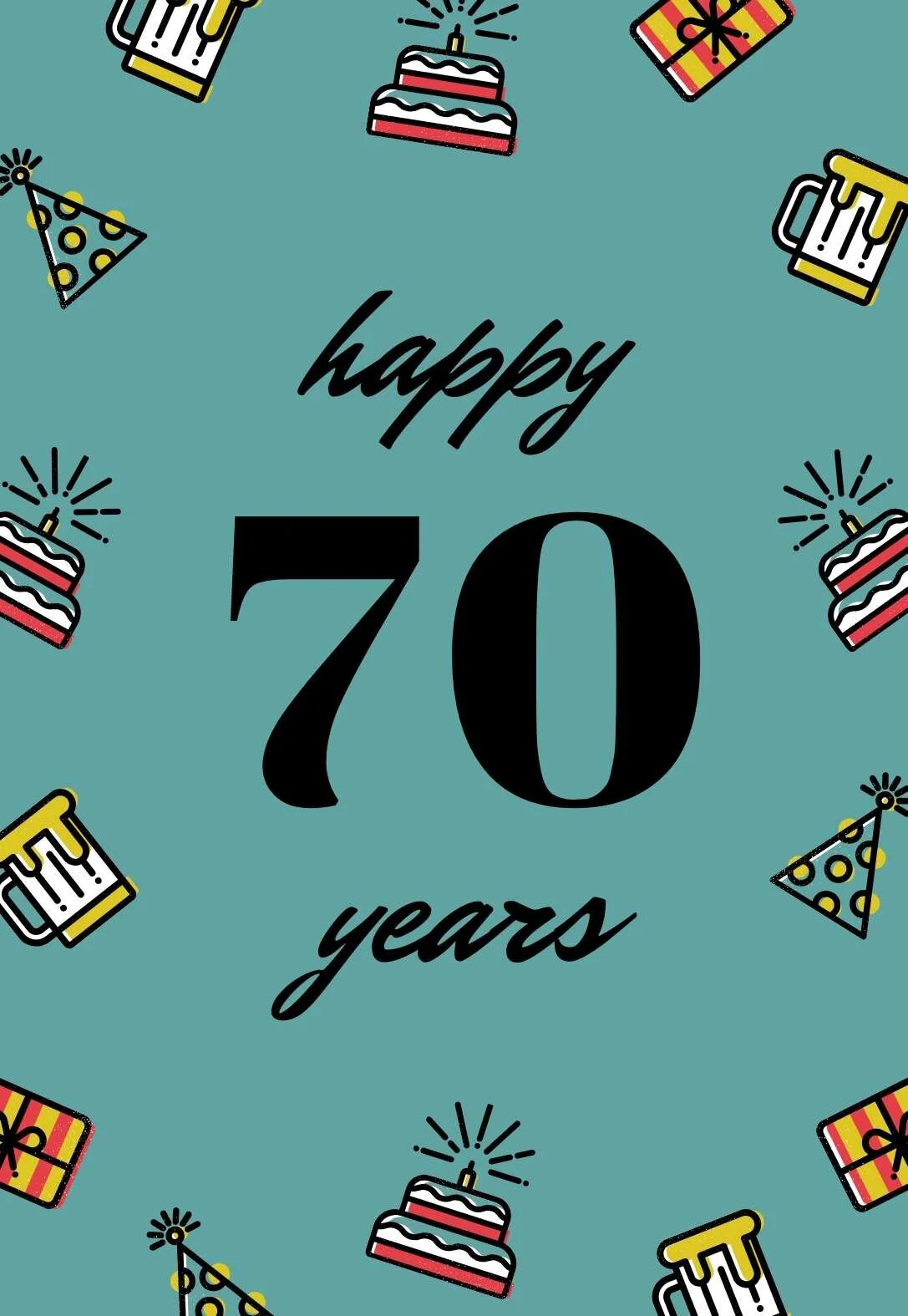 The Best Printable 70th Birthday Cards (free) — PRINTBIRTHDAY.CARDS