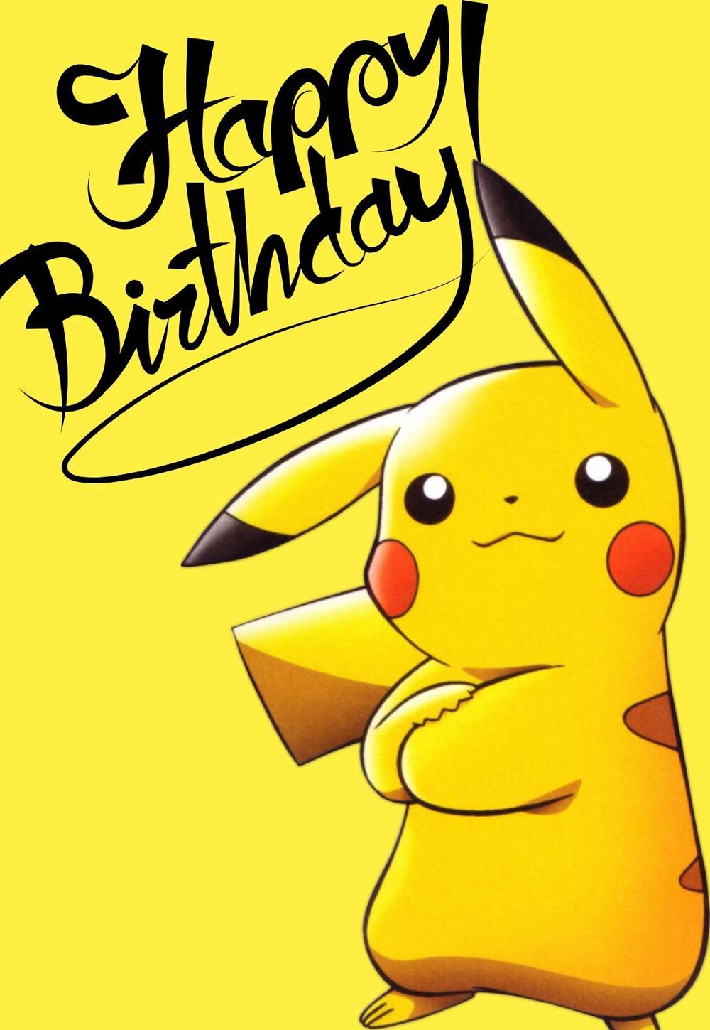 Pokemon Birthday Card Printable Free
