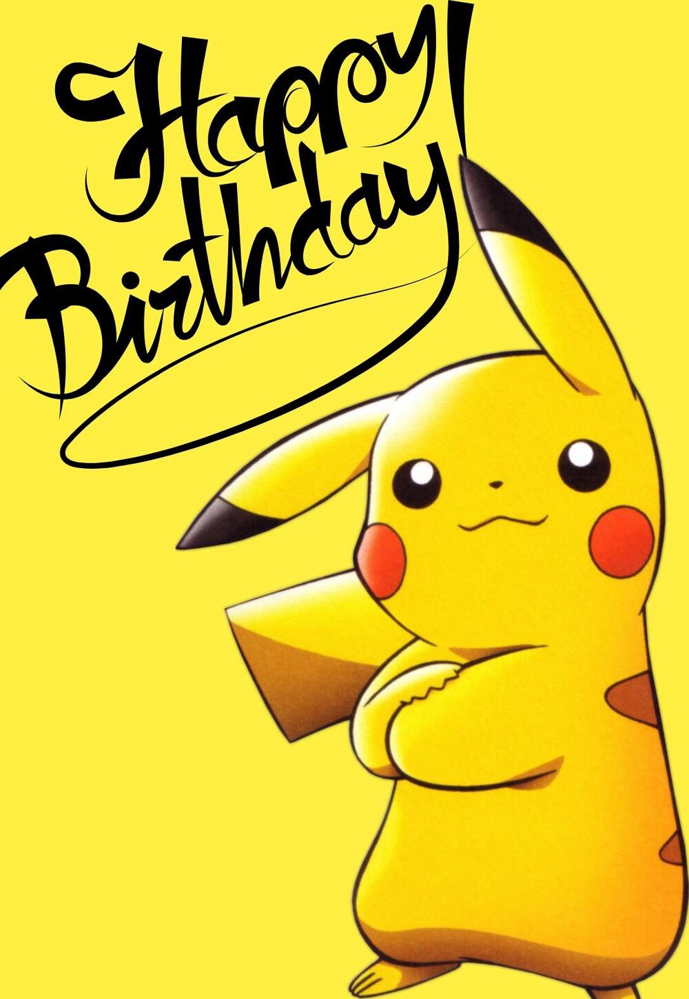 Pokemon Birthday Card Printable Free Printable Blog