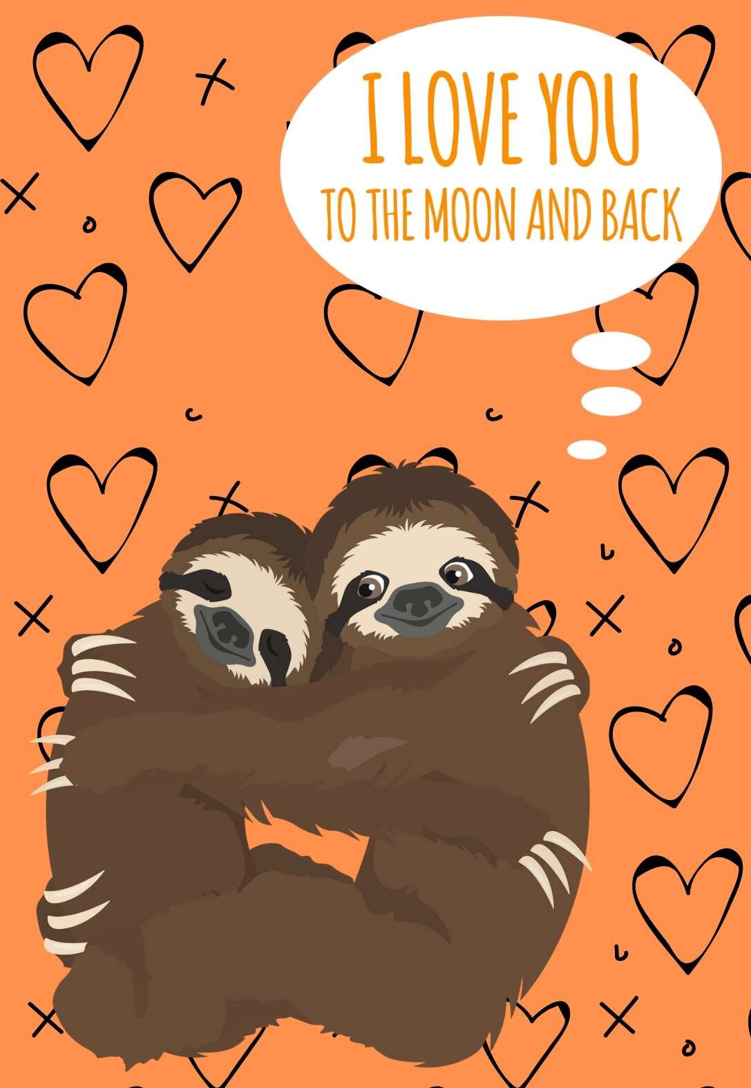 Free Printable Sloth Birthday Card - Printable Templates Free