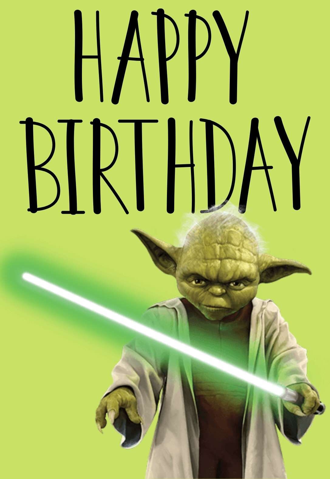 The Best Star Wars Printable Birthday Cards Free Printbirthdaycards 
