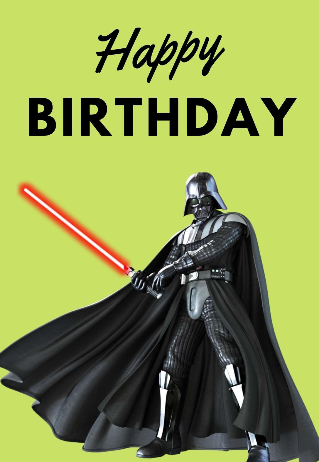 Printable Free Star Wars Birthday Cards To Print