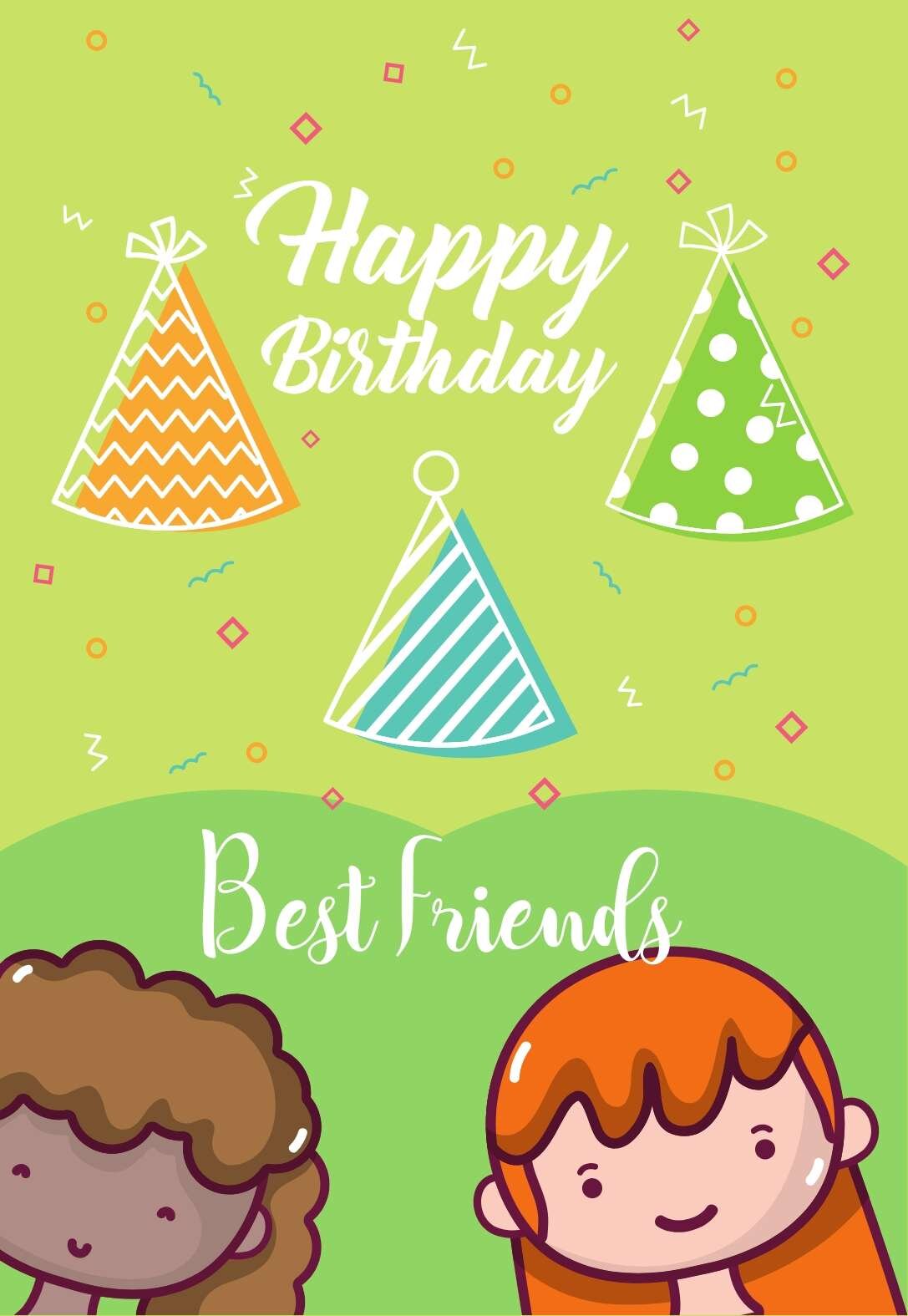 23 Printable Birthday Cards for a Friend or Best Friend — PRINTBIRTHDAY ...