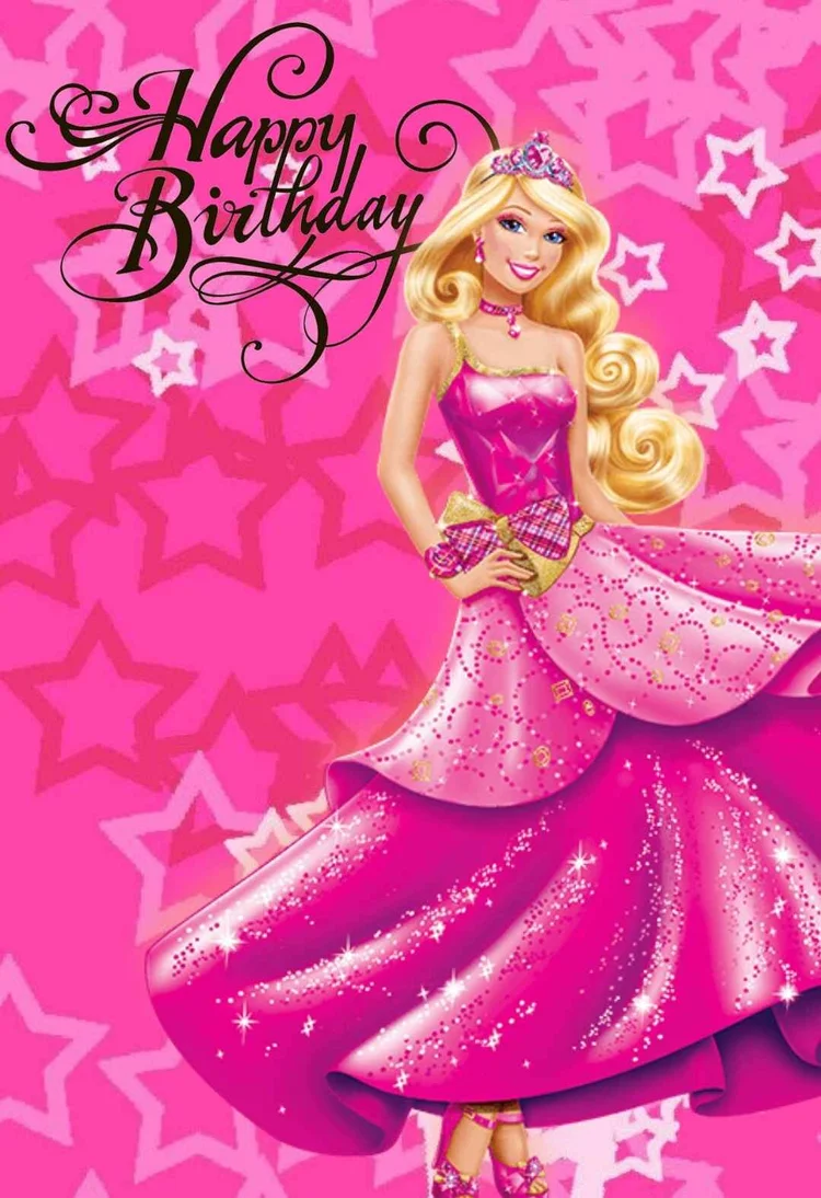 8+ Barbie & Barbie Princess Printable Birthday Cards (free ...
