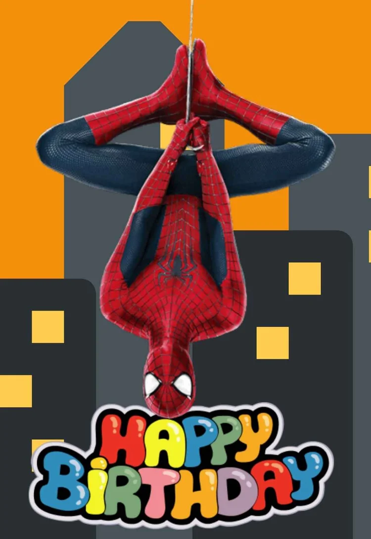 Spiderman Printable Birthday Cards — PRINTBIRTHDAY.CARDS