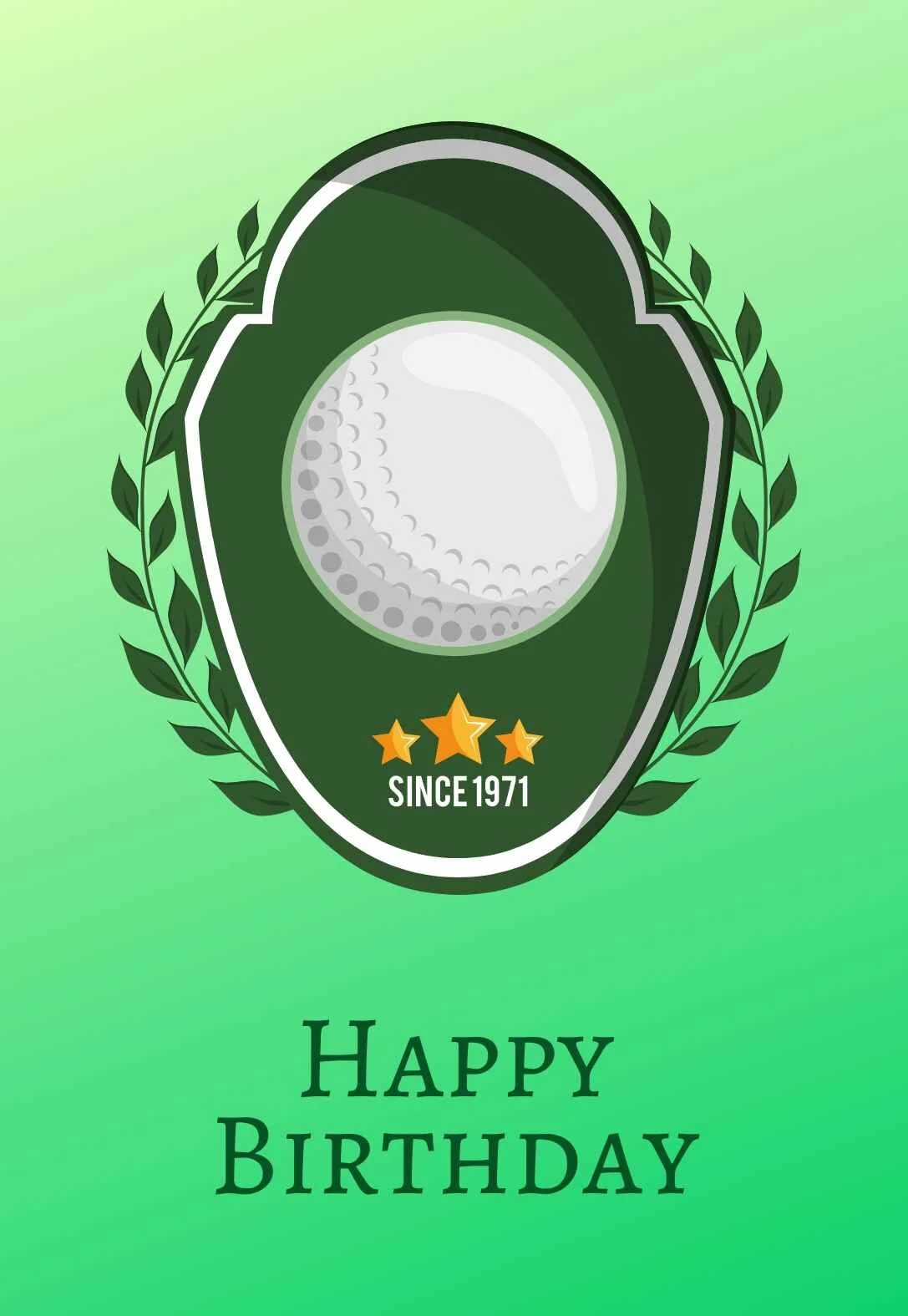 Golf Printable Birthday Cards — PRINTBIRTHDAY.CARDS