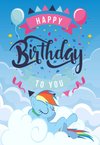 3 Super Cute My Little Pony Printable Birthday Cards (free ...