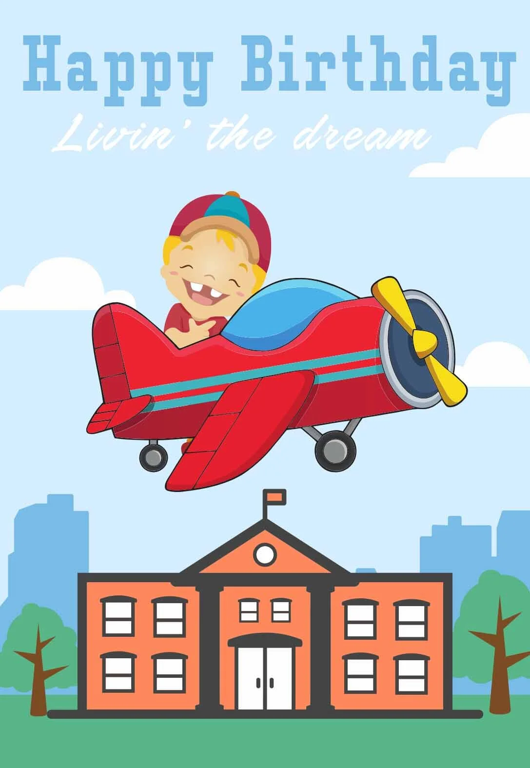 4 Awesome Airplane Printable Birthday Cards — PRINTBIRTHDAY.CARDS