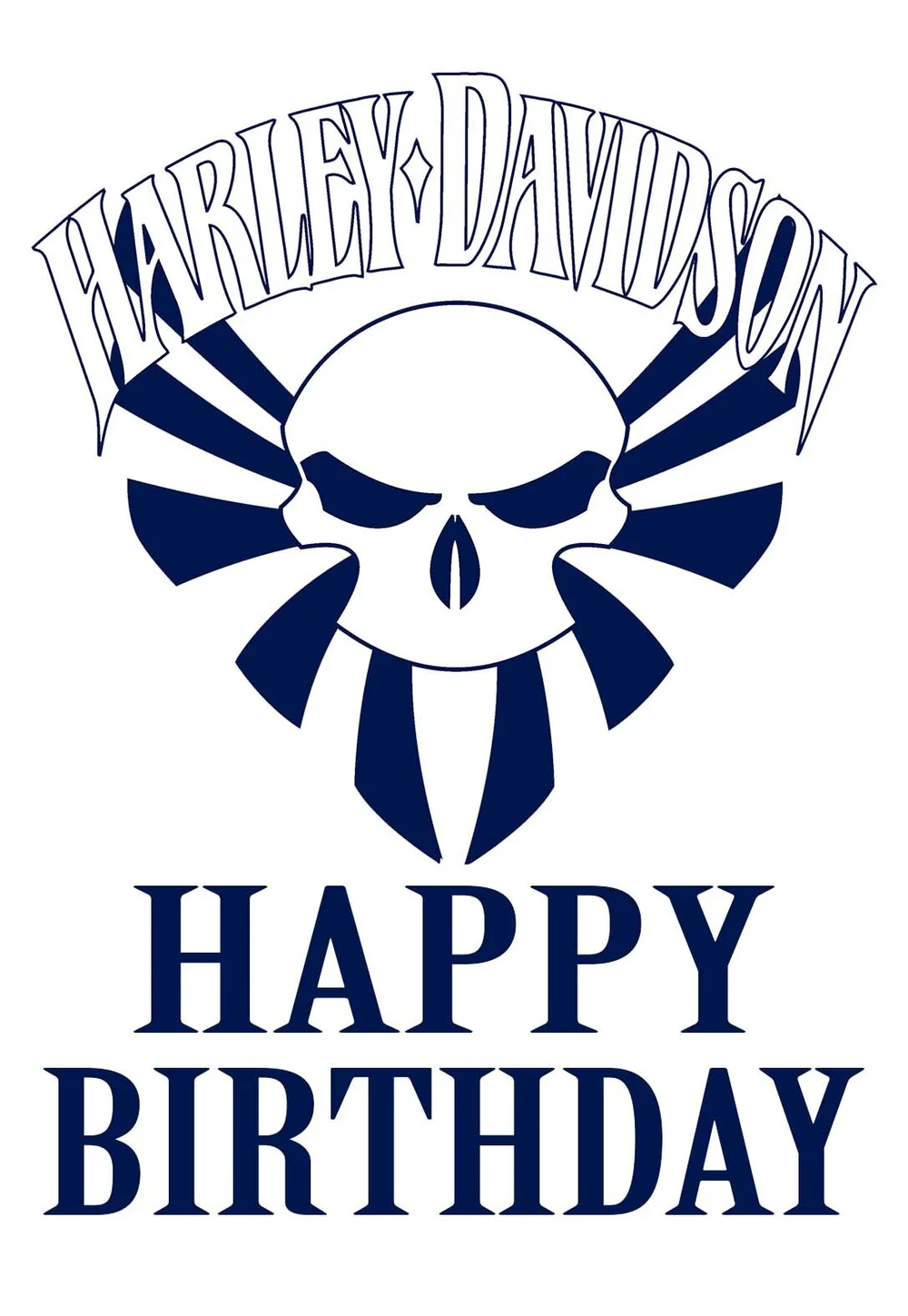 6 Harley Davidson Printable Birthday Cards (free) — PRINTBIRTHDAY.CARDS