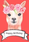Llama Printable Birthday Cards — PRINTBIRTHDAY.CARDS