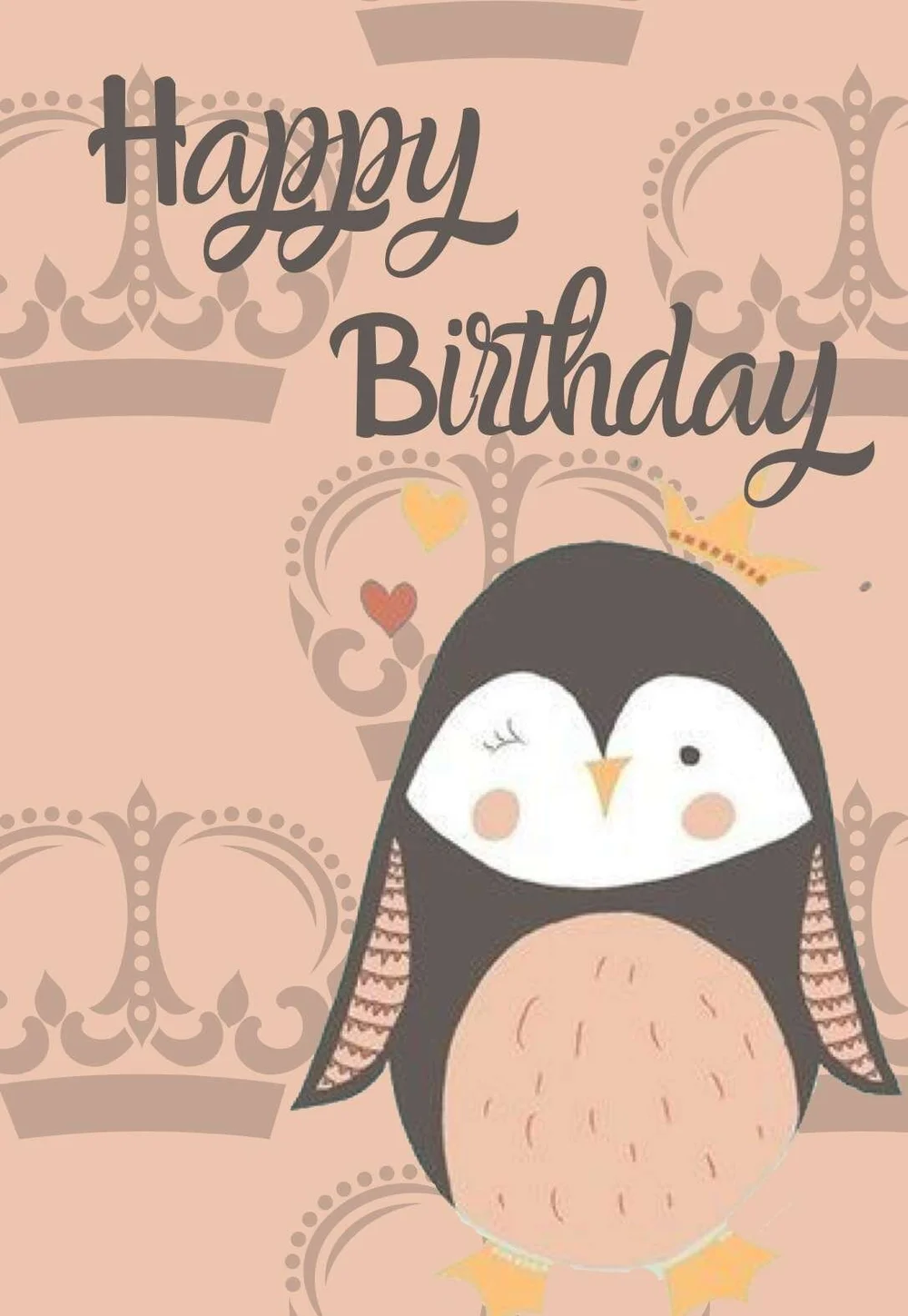 Penguin Printable Birthday Cards — PRINTBIRTHDAY.CARDS