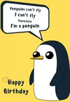 Penguin Printable Birthday Cards — PRINTBIRTHDAY.CARDS