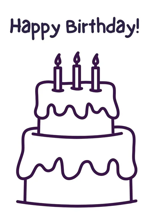10 Awesome Birthday Cake Printable Birthday Cards (free ...