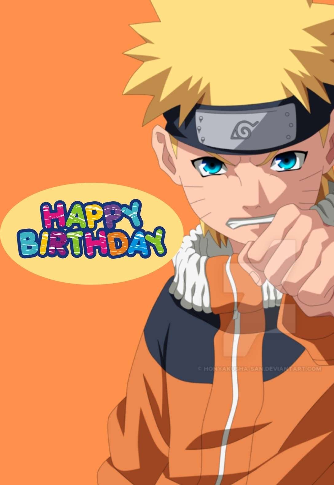 Anime Printable Birthday Cards — PRINTBIRTHDAY.CARDS