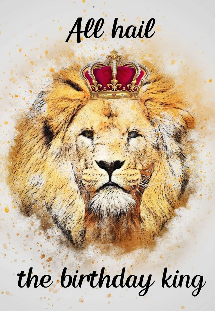 Lion &amp; Lion King Printable Birthday Cards (free) — PRINTBIRTHDAY.CARDS