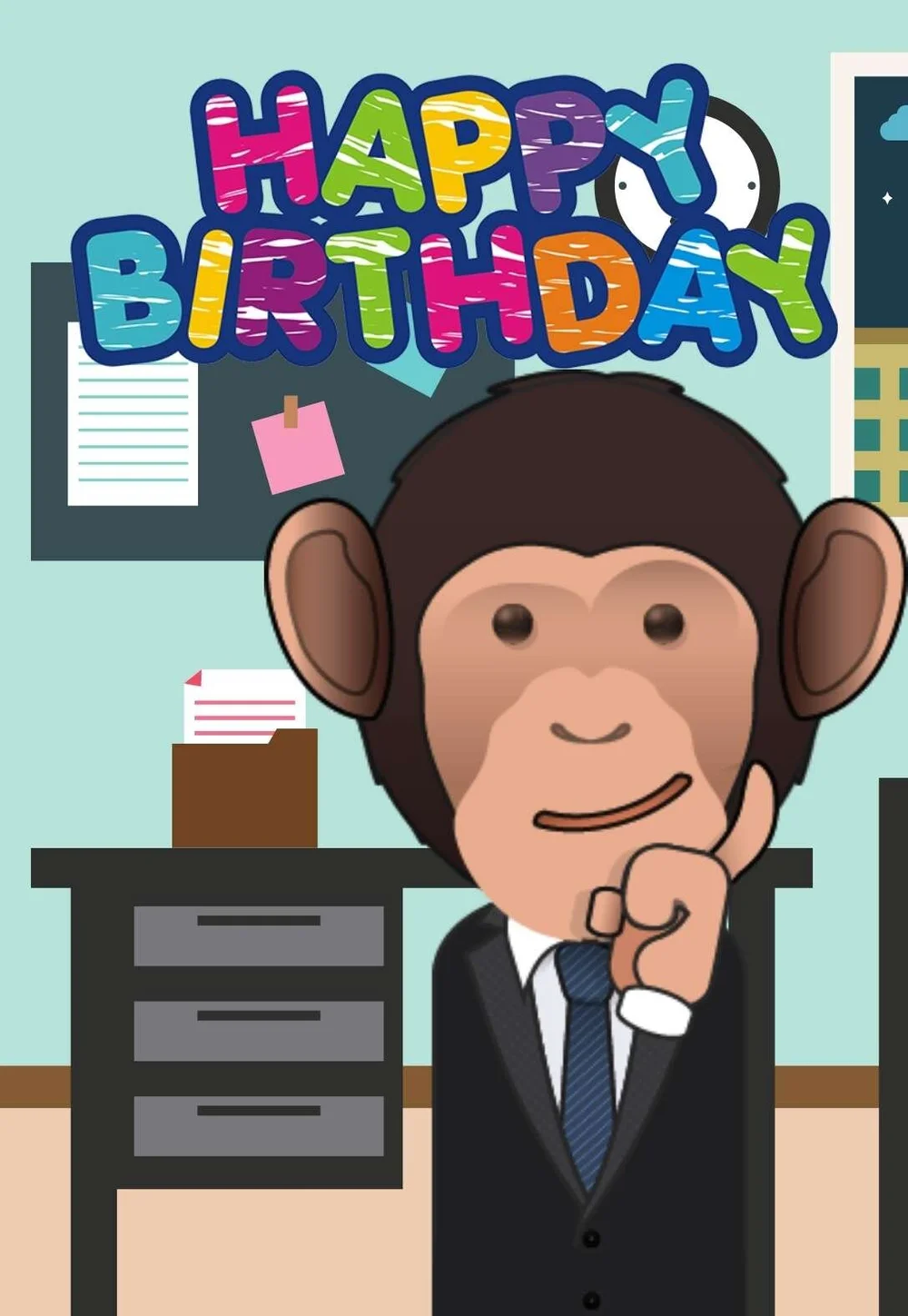 Monkey Printable Birthday Cards Printbirthday Cards