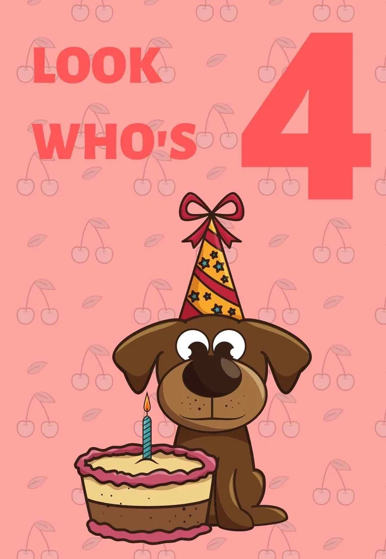 7 Beautiful Printable Birthday Cards for 4 Year Olds (free ...