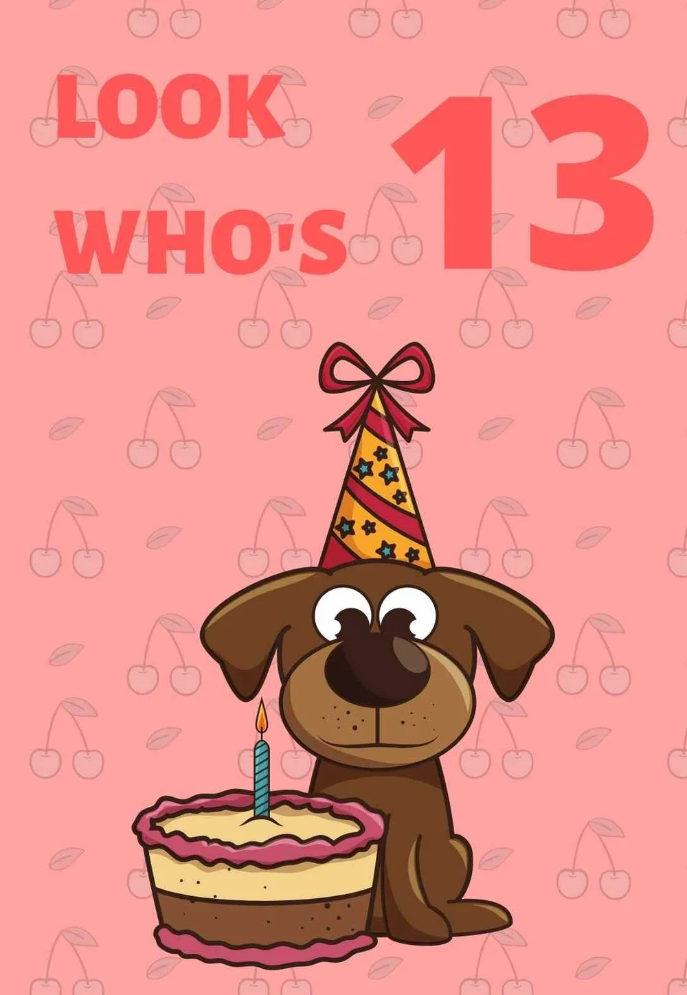 9 Gorgeous Printable Birthday Cards for 13 Year Olds (free ...