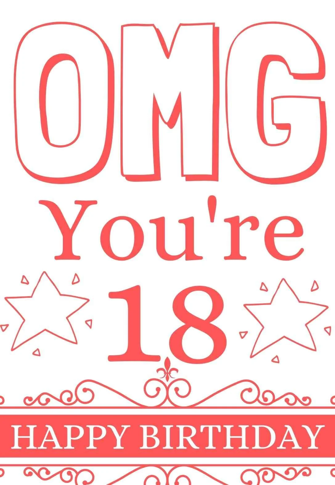The Best 18th Birthday Cards (free) — PRINTBIRTHDAY.CARDS
