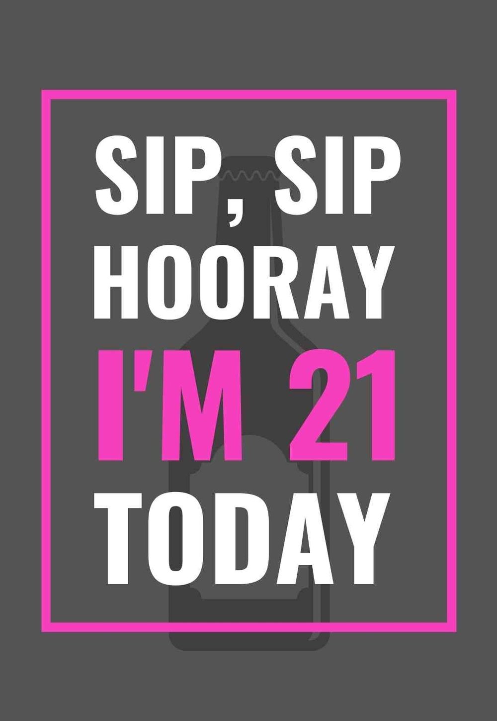 The Best 21st Birthday Cards (printable &amp; free) — PRINTBIRTHDAY.CARDS