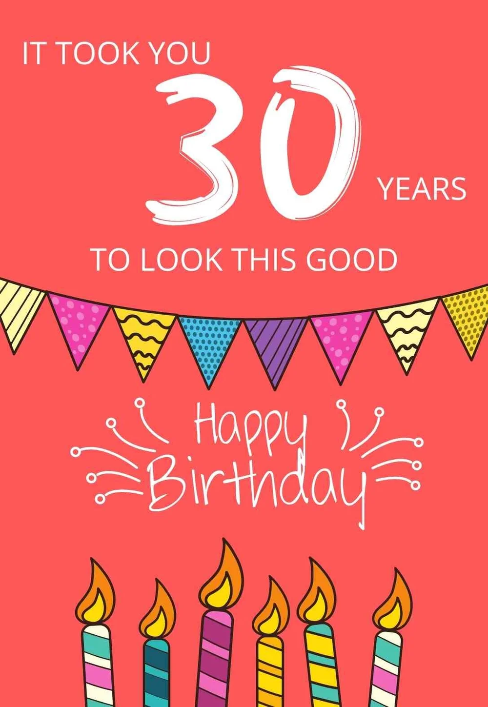 The Best Printable 30th Birthday Cards Free Printbirthday Cards