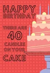 The Best 22 Printable 40th Birthday Cards (free) — PRINTBIRTHDAY.CARDS