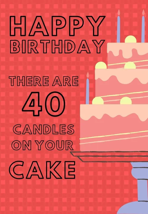 The Best 22 Printable 40th Birthday Cards (free) — PRINTBIRTHDAY.CARDS